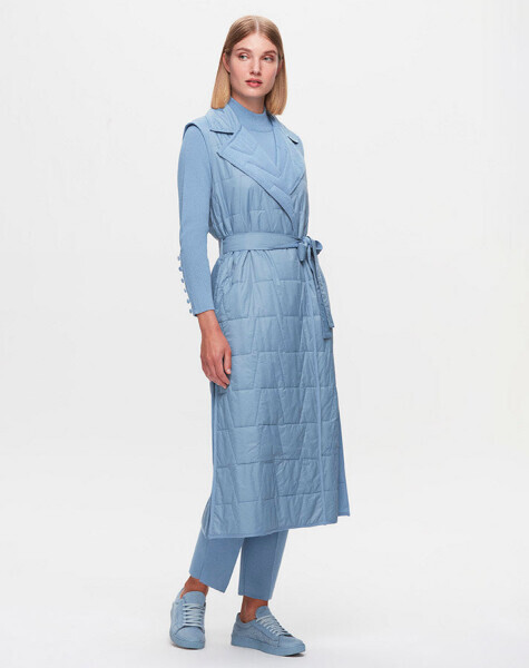 T25K-1011 Triko Astarlı İnce Yelek BLUE - 2