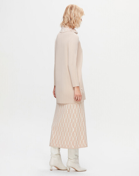 T25K-2001 Baklava Dilimli Kalem Etek YR23T-SAND - 2