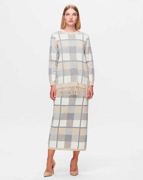 T25K-2003 Kareli Kalem Etek 8YR71-STONE - 2