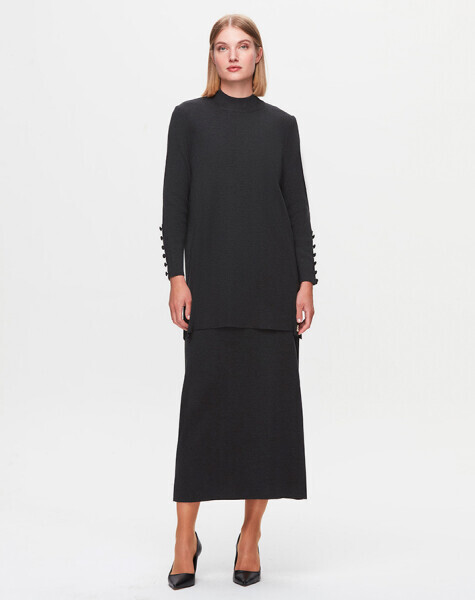 T25K-2010 Triko Kalem Etek BLACK 