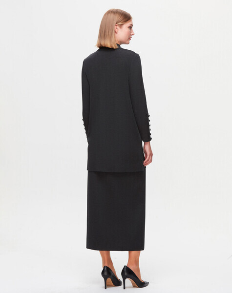 T25K-2010 Triko Kalem Etek BLACK - 2