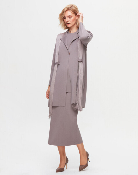 T25K-2010 Triko Kalem Etek VİALE-GREY - 2