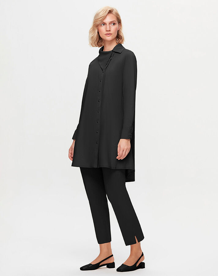 T25K-3002 Asymmetrical Cut Shirt - 1