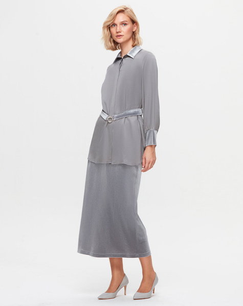 T25K-3003 Velvet Detailed Shirt - 7