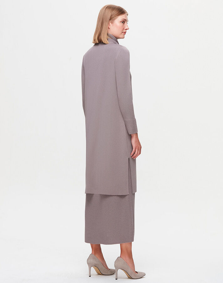 T25K-4004 Turtleneck Long Dress - 2