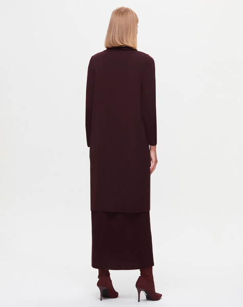 T25K-4004 Turtleneck Long Dress - 7