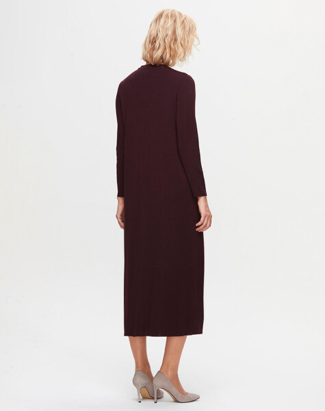 T25K-4012 Slit Stone Detailed Dress - 2