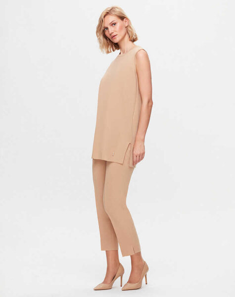 T25K-6000 Kolsuz Basic triko tunik DIDO-BEİGE - MISS DALIDA