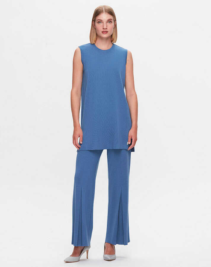 T25K-6000 Kolsuz Basic triko tunik PB15E-DARK BLUE - 1