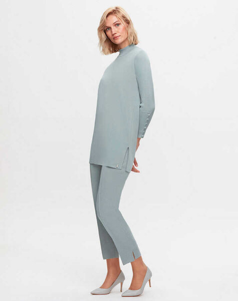 T25K-6001 Uzun Kollu Basic Triko Tunik MANİA-RESEDA - MISS DALIDA