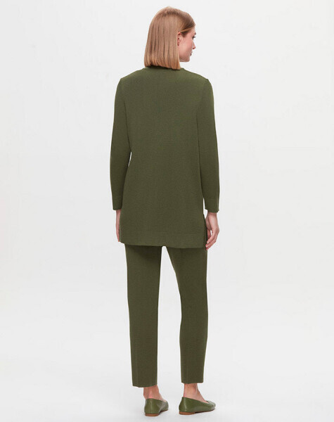 T25K-6012 Taş Detaylı Triko Tunik FARAD-GREEN - 3