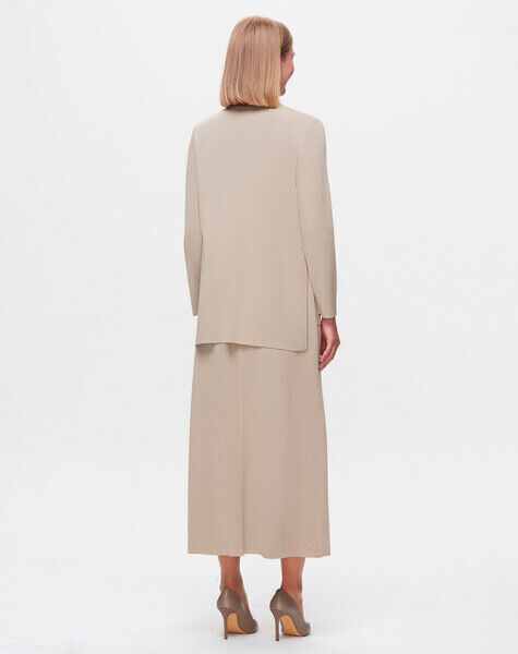 T25K-6018 Önü Düğme Detaylı Triko Tunik 8YR71-STONE - 2