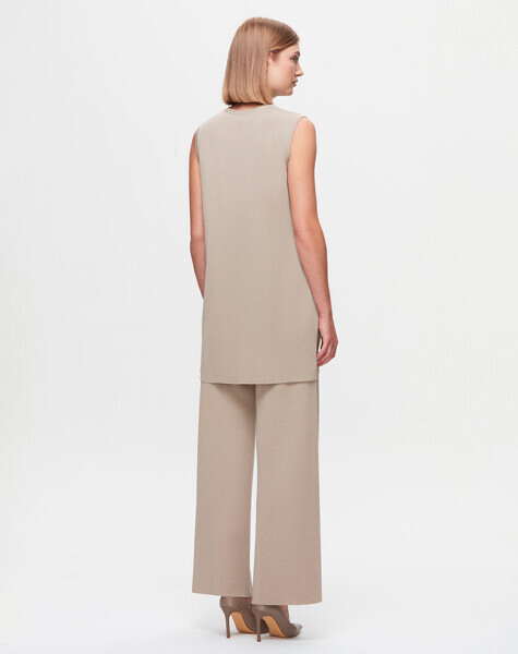 T25K-7001 Bol Paça Triko Pantolon SCURE-MİNK - MISS DALIDA (1)