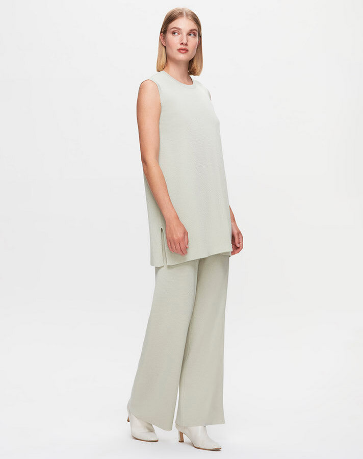 T25K-7001 Wide Leg Knitwear Trousers - 9