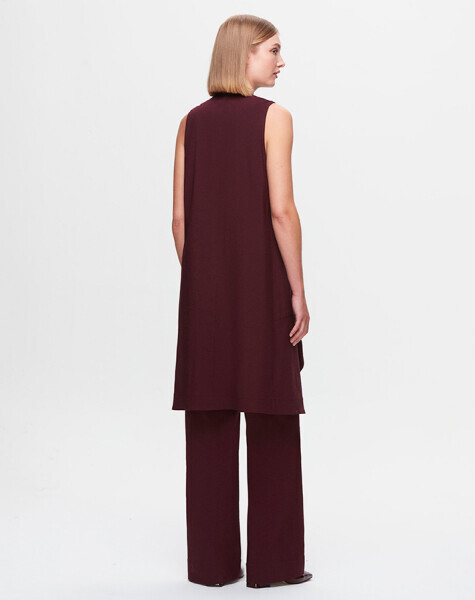 T25K-7004 Bol Paça Kumaş Pantolon STONE - 11