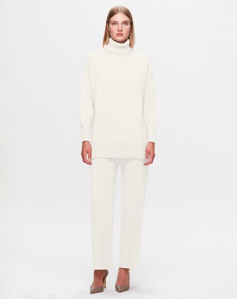 T25K-7011 Culotte Triko Pantolon DIDO-BEİGE - 13