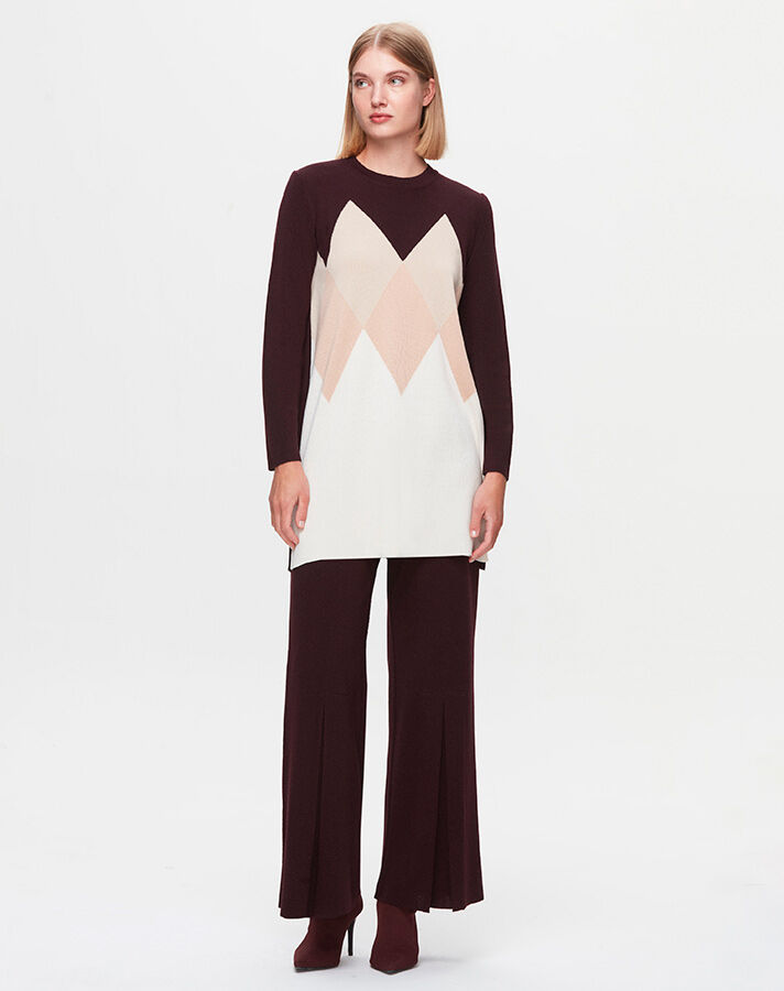 T25K-7014 Spanking Front Wide Leg Trousers - 9