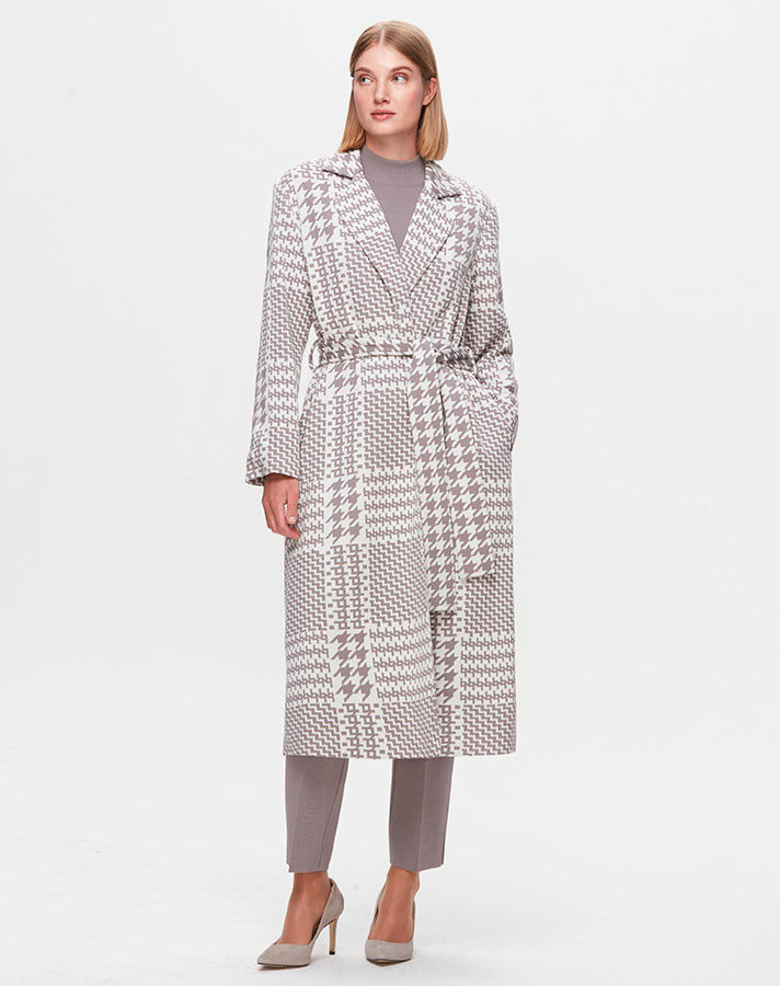 T25K-8006 Piedepil Patterned Coat - 3