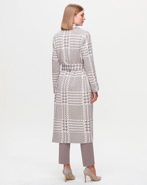 T25K-8006 Piedepil Patterned Coat - 4