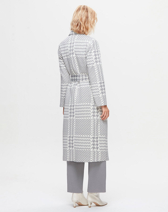 T25K-8006 Piedepil Patterned Coat - 2