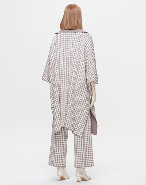 T25K-8007 Kazayağı Desenli Panço SCURE-MİNK - 3