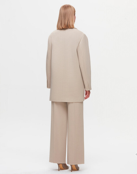 T25K-8009 Çelik Örgü Blazer Ceket - 4