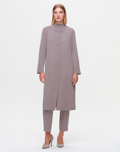 T25K-8012 Çelik örgü Düğmeli Ceket SCURE-MİNK 