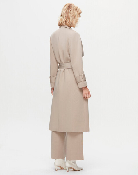 T25K-8013 Deri Detaylı Triko Ceket 8YR71-STONE - 3