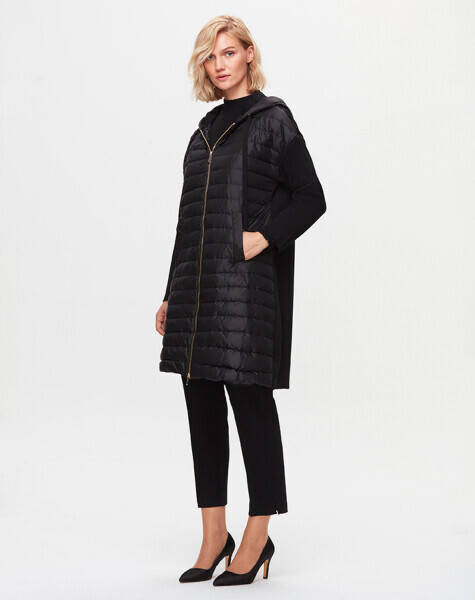 T25K-8017 Kolları Triko Mont BLACK - 2