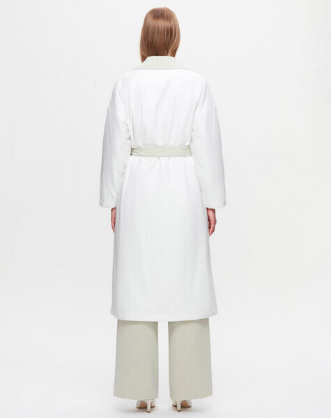 T25K-8019 Triko Astarlı Rüzgarlık ECRU - 3