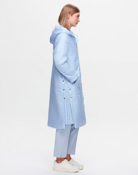 T25K-8020 Coat with Buttons on the Sides - 3