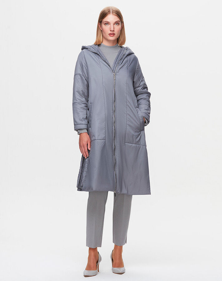 T25K-8020 Coat with Buttons on the Sides - 6