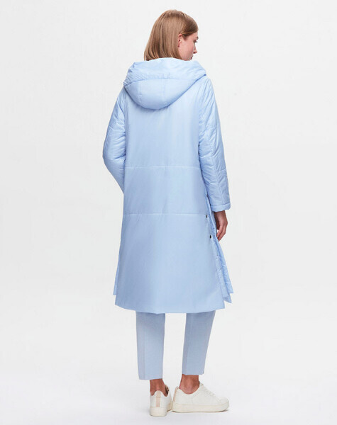 T25K-8020 Yanları Çıtçıtlı Kaban BLUE - 3