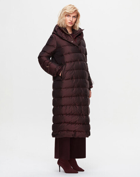 T25K-8024 Şişme Mont OUBERGINE - MISS DALIDA (1)