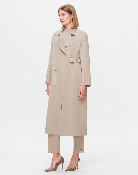 T25K-9012 Cebi ve Kemeri Deri Hırka 8YR71-STONE - MISS DALIDA (1)