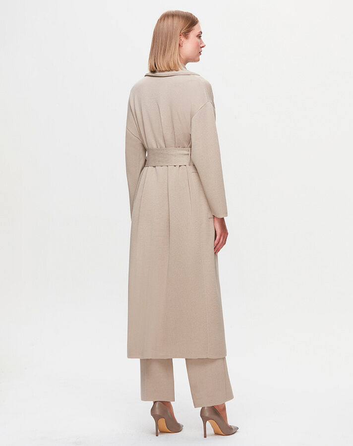 T25K-9015 Two Pocket Collar Detailed Cardigan - 3