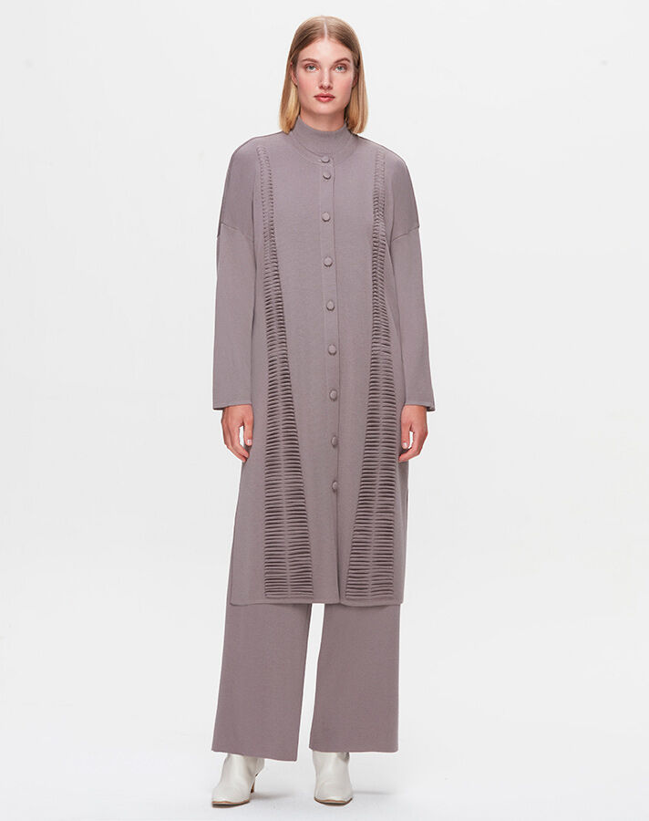 T25K-9016 Cardigan with Holding Detail - 5