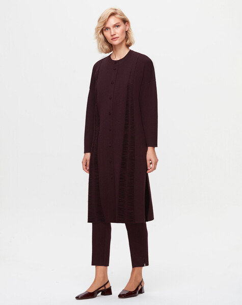 T25K-9016 Cardigan with Holding Detail - 1