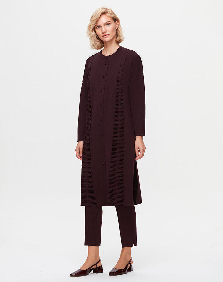 T25K-9016 Cardigan with Holding Detail - 1