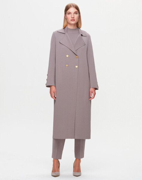 T25K-9018 Gömlek Yaka Temiz Kesim Hırka SCURE-MİNK - 2