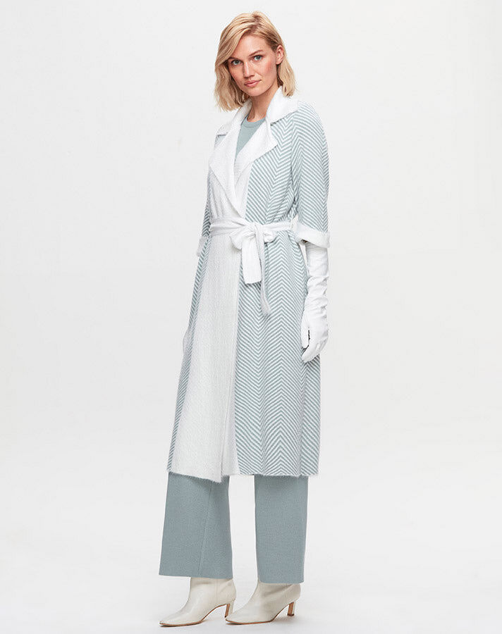T25K-9020 Zigzag Patterned Soft Cardigan - 7