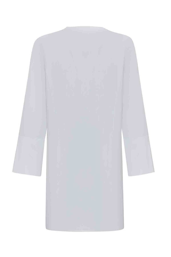 Asimetrik Kesim Triko Tunikli Çağla Takım - 4