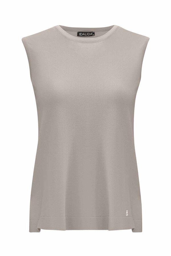 T25PF-0002 Arkası Örgü Motifli Hırkalı Takım 1155-MINK - 3