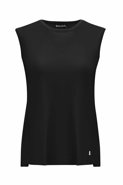 Arkası Örgü Motifli Hırkalı Siyah Takım - 2