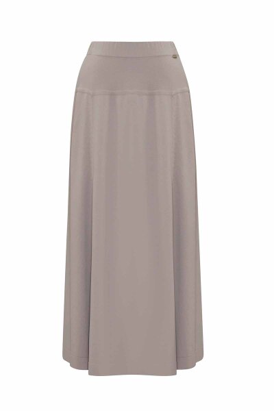 Plain Color Knitwear Flared Skirt - MISS DALIDA