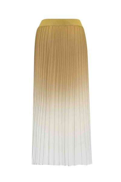 T25PF-2002 Degradeli Triko Plise Etek 1501-CRAFT - 2