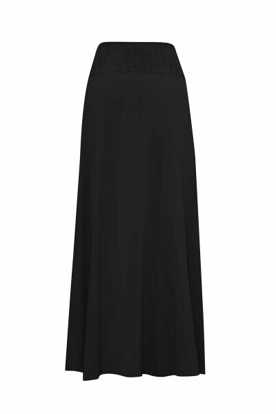 T25PF-2004 Cepli Triko Etek BLACK - MISS DALIDA (1)