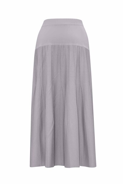 Knitted Technique Knitwear Skirt - MISS DALIDA (1)
