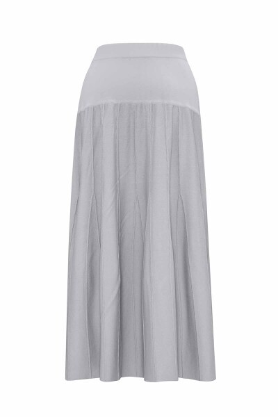 Knitted Technique Knitwear Skirt - MISS DALIDA (1)