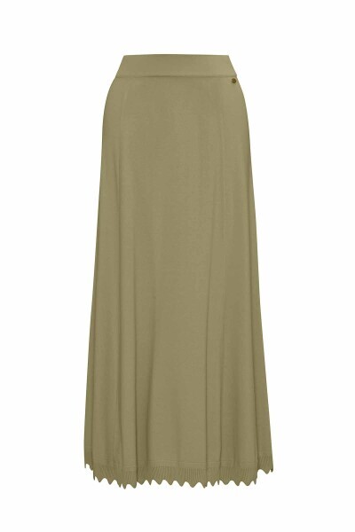 Knitted Skirt with Hem Slice - MISS DALIDA